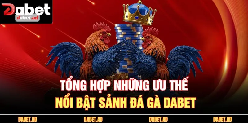 Tổng hợp những ưu thế nổi bật sảnh đá gà DABET