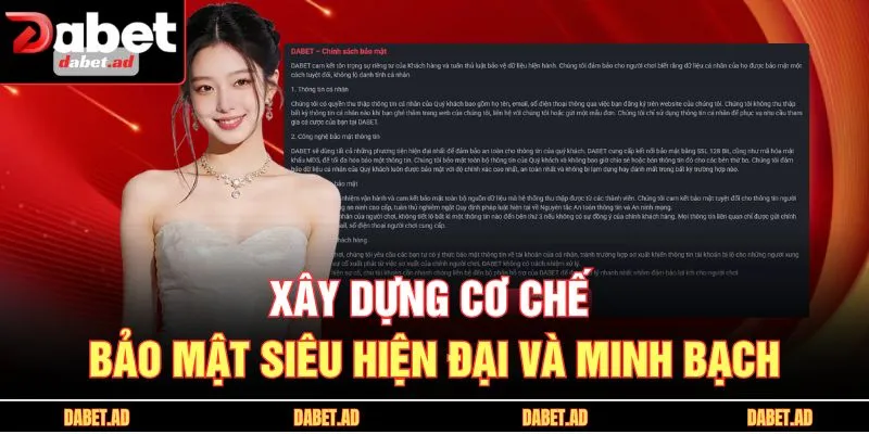 Xây dựng cơ chế bảo mật siêu hiện đại và minh bạch